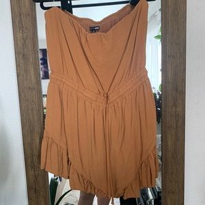 Fashion Nova strapless romper